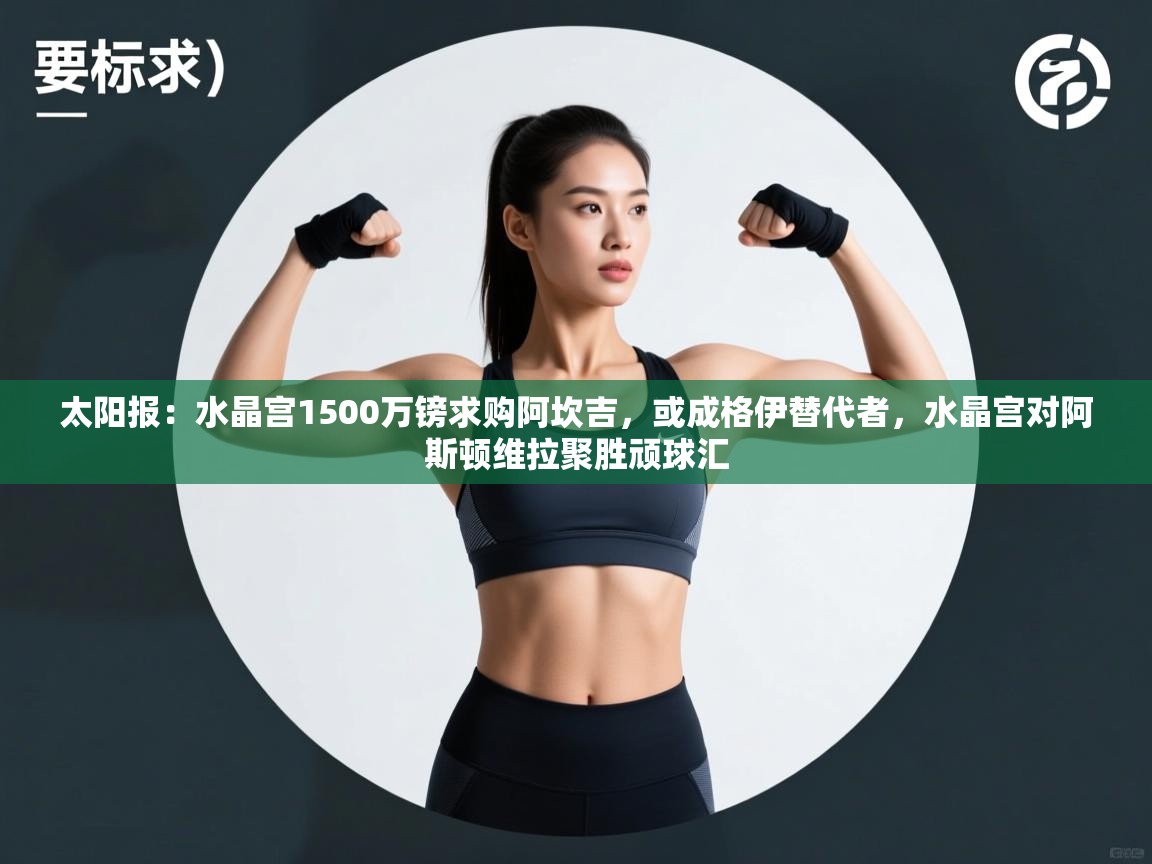 爱游戏体育在线登录-太阳报:水晶宫1500万镑求购阿坎吉,或成格伊替代者,水晶宫对阿斯顿维拉聚胜顽球汇 第4张