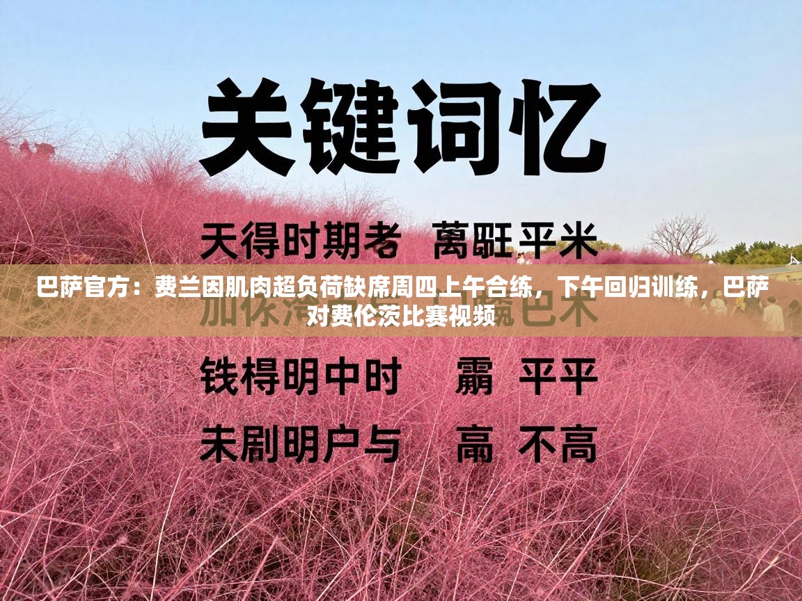 爱游戏 ayx 中国官方网站_ayx sports-巴萨官方：费兰因肌肉超负荷缺席周四上午合练，下午回归训练，巴萨对费伦茨比赛视频  第1张